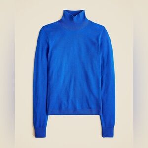 J. Crew Women's Vibrant Blue Turtleneck Sweater
